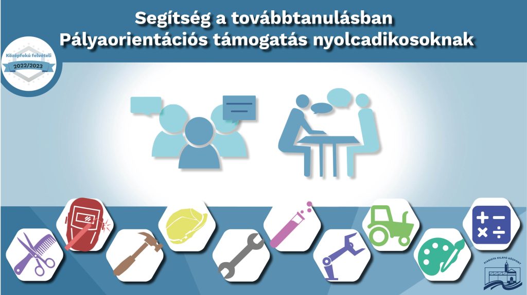 Segítség a továbbtanulásban. Pályaorientációs támogatás nyolcadikosoknak