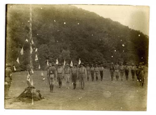 Váci cserkészek a cserhátszentiváni táborban, 1925